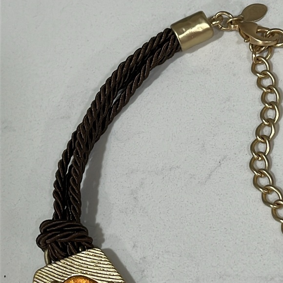 Adorable Gold Plated Statement Necklace with Beads - Picture 8 of 8